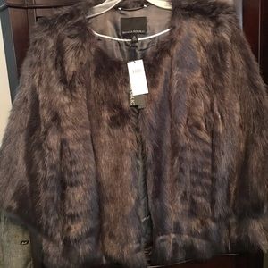 Faux Fur Cape